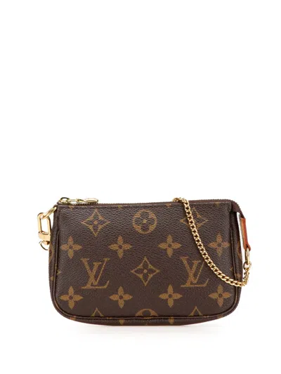 Pre-owned Louis Vuitton 2005 Monogram Mini Pochette Accessoires Handbag