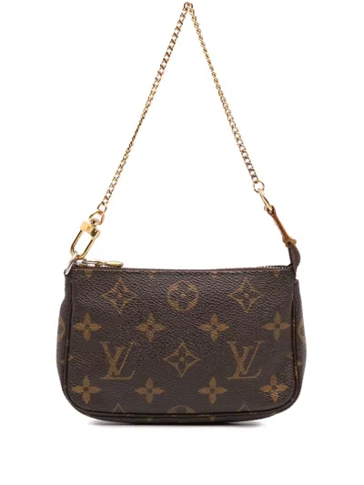 Pre-owned Louis Vuitton 2005 Monogram Mini Pochette Accessoires Handbag