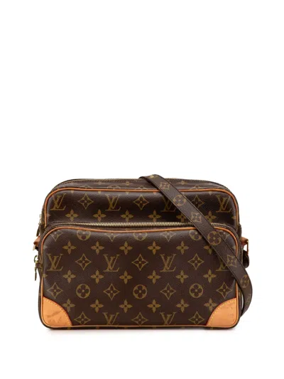 Pre-owned Louis Vuitton 2005 Monogram Nil Crossbody Bag In Brown