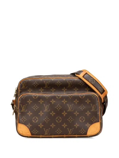 Pre-owned Louis Vuitton 2005 Monogram Nil Crossbody Bag In Brown