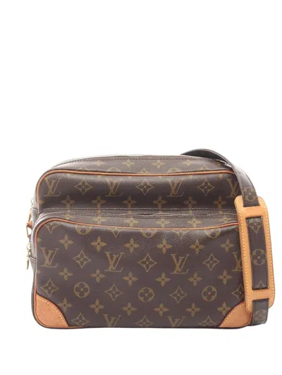 Pre-owned Louis Vuitton 2005 Monogram Nil Crossbody Bag In Brown
