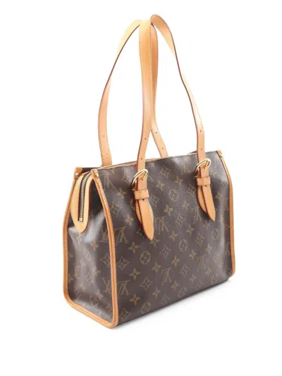 Pre-owned Louis Vuitton 2005 Monogram Popincourt Haut Shoulder Bag In Brown