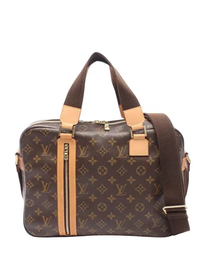 Pre-owned Louis Vuitton 2005 Monogram Sac Bosphore Business Bag In Brown