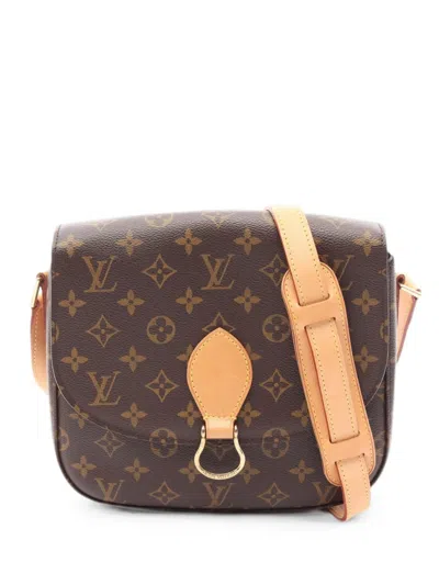 Pre-owned Louis Vuitton 2005 Monogram Shoulder Bag In Brown