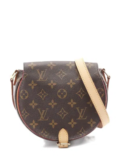 Pre-owned Louis Vuitton 2005 Monogram Tambourine Crossbody Bag In Brown