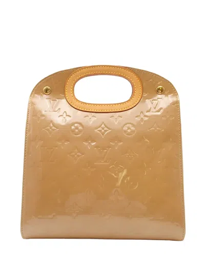 Pre-owned Louis Vuitton 2005 Monogram Vernis Maple Drive Handbag In Brown