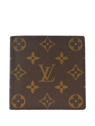 Pre-owned Louis Vuitton 2005 Monogram Wallet In Brown