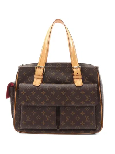 Pre-owned Louis Vuitton 2005 Multipli Cite Handbag In Brown