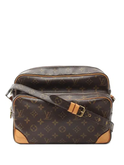 Pre-owned Louis Vuitton 2005 Nil Monogram Crossbody Bag In Brown