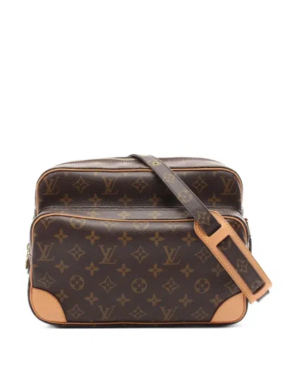 Pre-owned Louis Vuitton 2005 Nil Monogram Shoulder Bag In Brown
