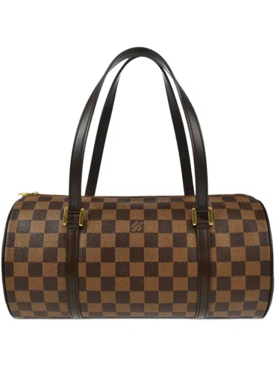 Pre-owned Louis Vuitton 2005 Papillon 30 Shoulder Bag In Brown