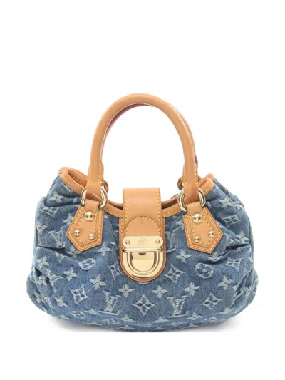 Pre-owned Louis Vuitton 2005 Pleaty Handbag In Blue