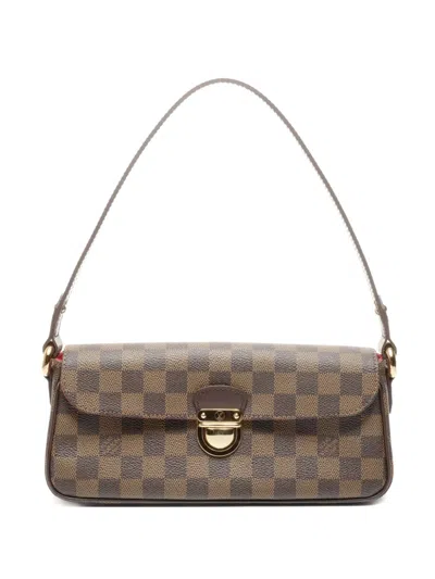 Pre-owned Louis Vuitton 2005 Pm Ravello Damier Shoulder Bag In Brown
