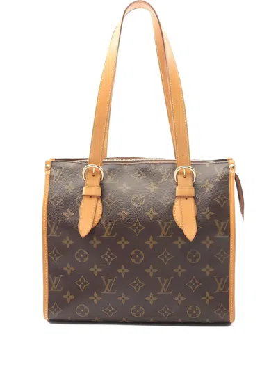 Pre-owned Louis Vuitton 2005 Popincourt Haut Shoulder Bag In Brown