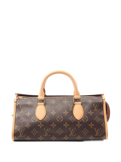 Pre-owned Louis Vuitton 2005 Popincourt Monogram Tote Bag In Brown