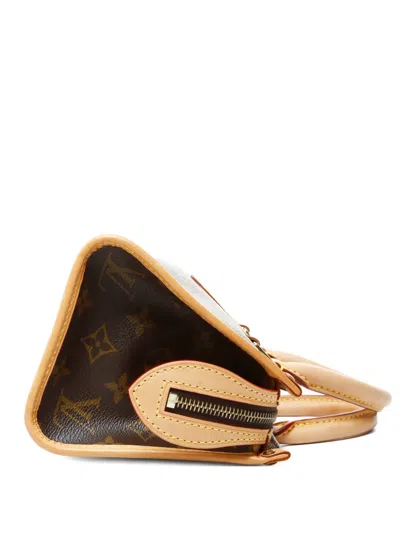 Pre-owned Louis Vuitton 2005 Popincourt Monogram Tote Bag In Brown