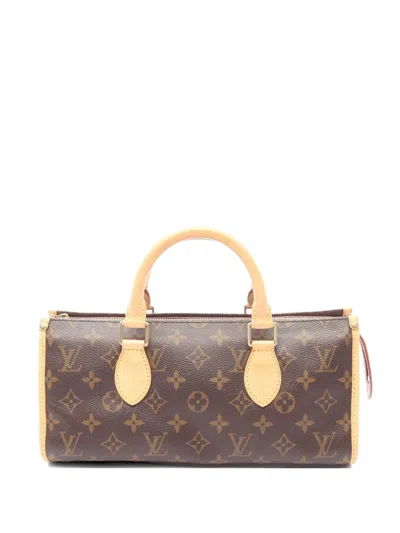 Pre-owned Louis Vuitton 2005 Popincourt Monogram Tote Bag In Brown