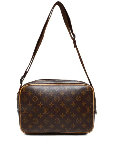 Pre-owned Louis Vuitton 2005 Reporter Pm Shoulder Bag In Brown