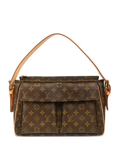 Pre-owned Louis Vuitton 2005 Viva Cite Gm Handbag In Brown