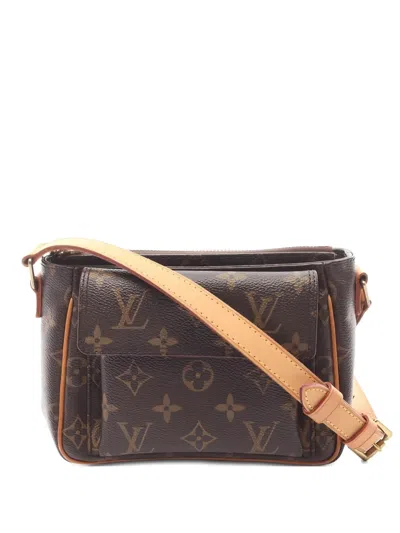 Pre-owned Louis Vuitton 2005 Viva Cité Pm Crossbody Bag In Brown