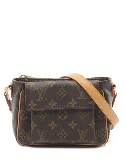 Pre-owned Louis Vuitton 2005 Viva Cite Pm Shoulder Bag In Brown