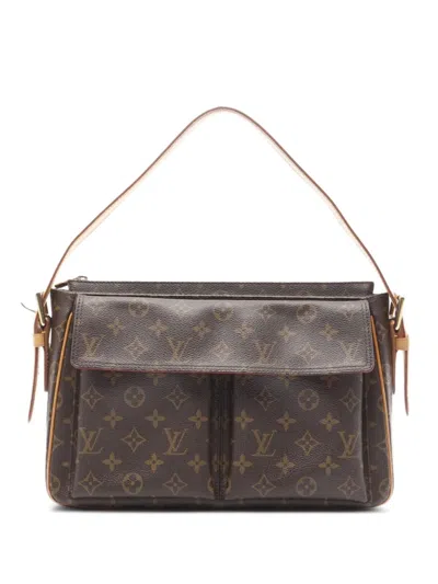 Pre-owned Louis Vuitton 2005 Vivacite Gm Shoulder Bag In Brown