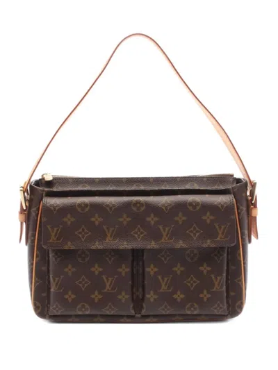 Pre-owned Louis Vuitton 2005 Vivacite Gm Shoulder Bag In Brown