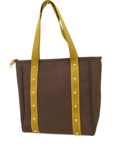Pre-owned Louis Vuitton 2006 Antigua Cabas Mm Tote Bag In Brown