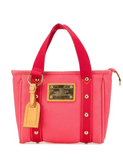 Pre-owned Louis Vuitton 2006 Antigua Cabas Pm Handbag In 粉色