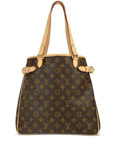 Pre-owned Louis Vuitton 2006 Batignolles Tote Bag In Brown