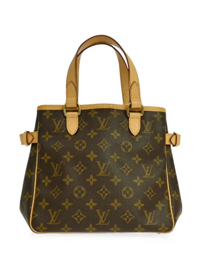 Pre-owned Louis Vuitton 2006 Batignolles Vertical Monogram Tote Bag In Brown