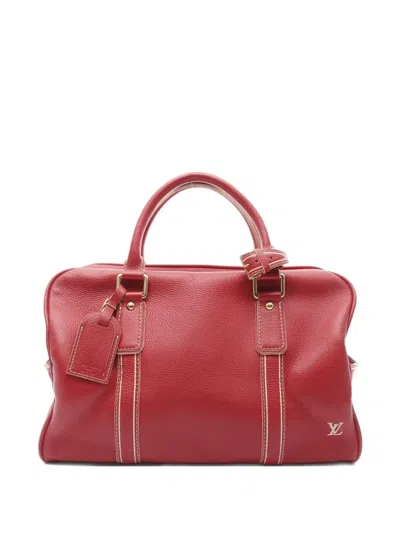 Pre-owned Louis Vuitton 2006 Carryall Tote Bag In Red