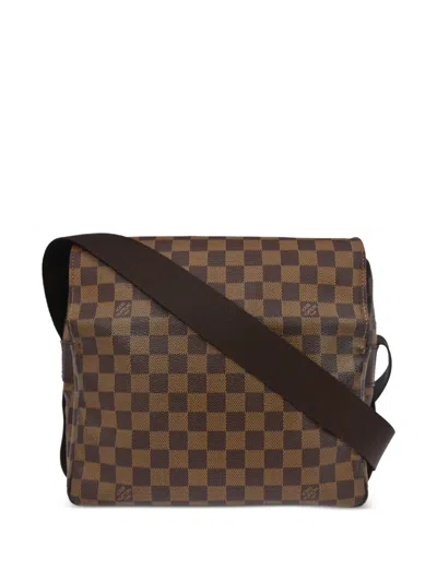 Pre-owned Louis Vuitton 2006 Chequered Shoulder Bag In Brown