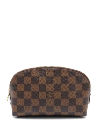 Pre-owned Louis Vuitton 2006 Cosmetic Pouch In 褐色