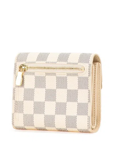 Pre-owned Louis Vuitton 2006 Damier Azur Portefeuille Koala Wallet Small Wallets