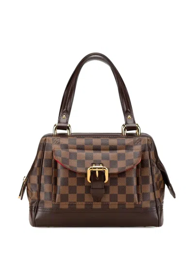 Pre-owned Louis Vuitton 2006 Damier Ebene Knightsbridge Handbag In Brown