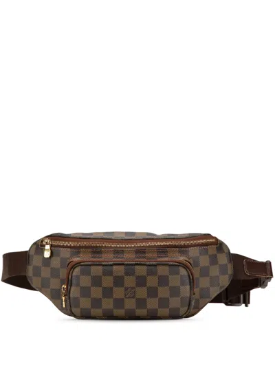 Pre-owned Louis Vuitton 2006 Damier Ebene Melville Bum Bag Belt Bag