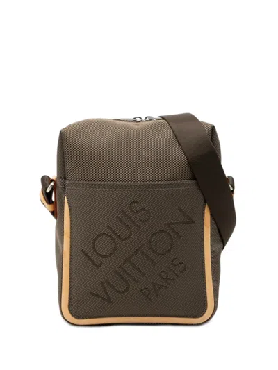 Pre-owned Louis Vuitton 2006 Damier Geant Citadin Messenger Bag Crossbody Bag In Brown