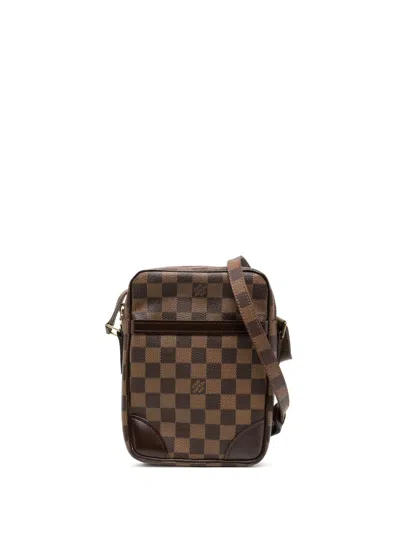 Pre-owned Louis Vuitton 2006  Danube Crossbody Shoulder Bag In Brown