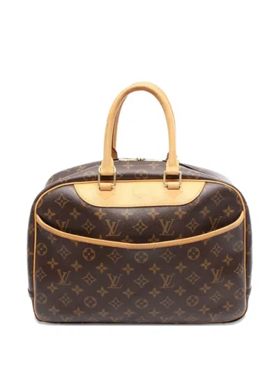 Pre-owned Louis Vuitton 2006 Deauville Handbag In Brown