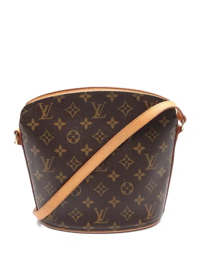 Pre-owned Louis Vuitton 2006 Drouot Shoulder Bag In Brown
