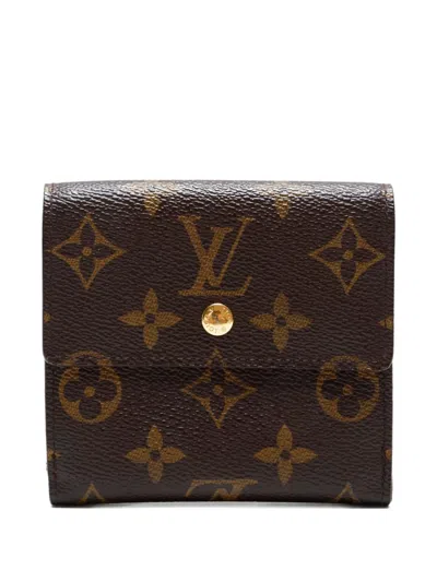 Pre-owned Louis Vuitton 2006 Elise Wallet In Brown