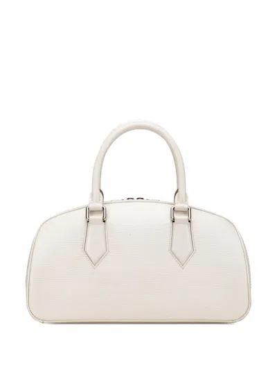Pre-owned Louis Vuitton 2006 Epi Jasmine Handbag In White