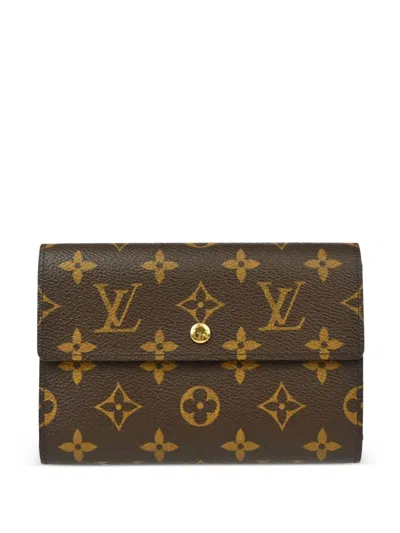 Pre-owned Louis Vuitton 2006 Etui Papier Wallet In Brown