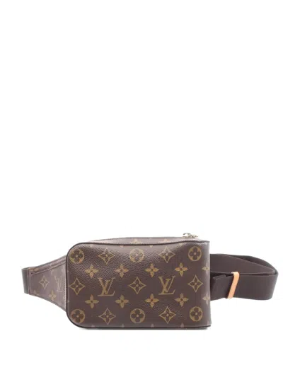 Pre-owned Louis Vuitton 2006 Geronimos Monogram Belt Bag In Brown