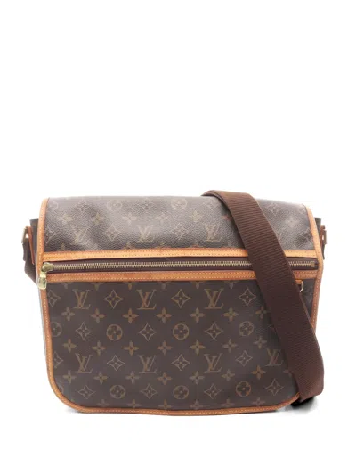 Pre-owned Louis Vuitton 2006 Gm Bosphore Monogram Messeger Bag In Brown