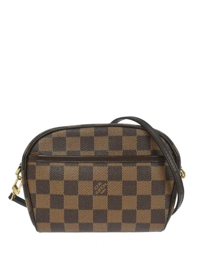 Pre-owned Louis Vuitton 2006 Ipanema Damier Monogram Shoulder Bag In Brown
