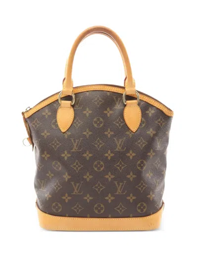 Pre-owned Louis Vuitton 2006 Lockit Handbag In 褐色