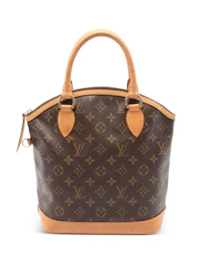 Pre-owned Louis Vuitton 2006 Lockit Handbag In Brown