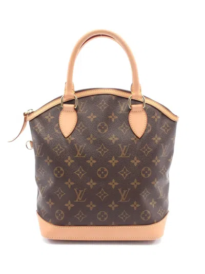 Pre-owned Louis Vuitton 2006 Lockit Handbag In Brown